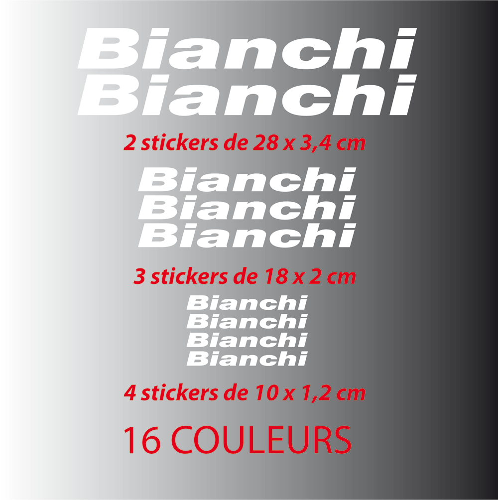 Autocollants VTT Et Casque - Décalcomanies Personnalisables Pour Cadre Vélo - Stickers Résistants (Blanc Brillant - 4