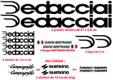 Kit Stickers Autocollants XXL Dedacciai - STICKERS PERSO