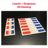 Pack Français 3D Doming - Stickers Perso