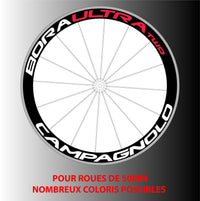 Stickers Autocollants pour 2 roues Bora 50mm - STICKERS PERSO