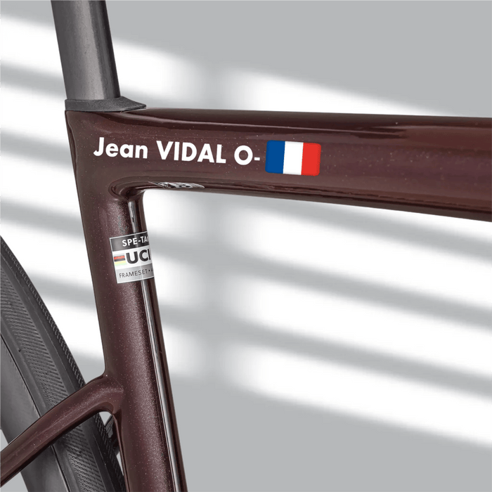 Sticker Autocollant Nom Drapeau Vélo sans fond typo 11