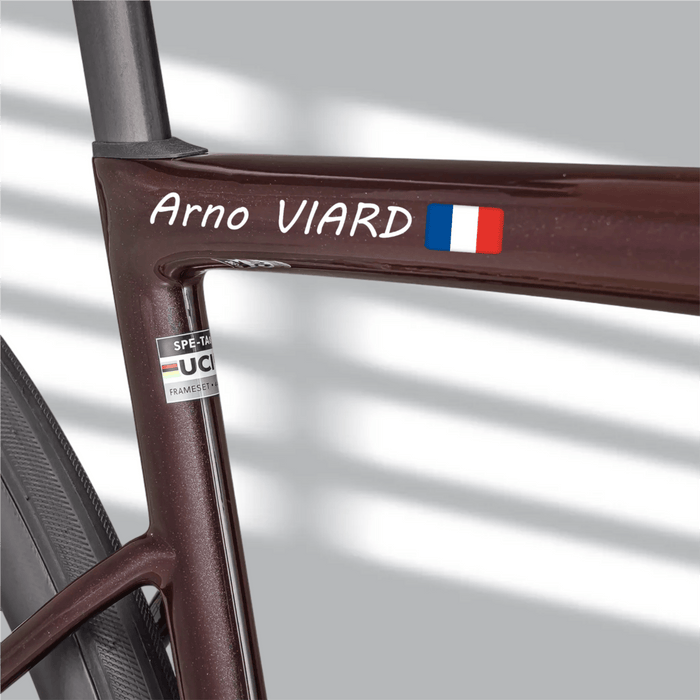 Sticker Autocollant Nom Drapeau Vélo sans fond typo 5