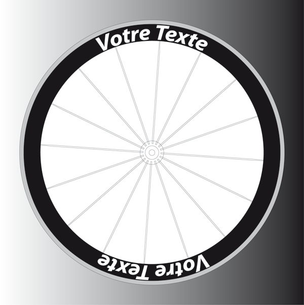 Déco roue perso typo 2