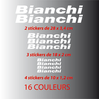 Kit Stickers Autocollants Bianchi - STICKERS PERSO