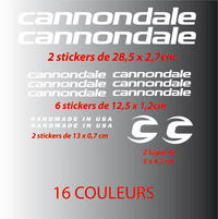 Kit Stickers Autocollants Cannondale - STICKERS PERSO