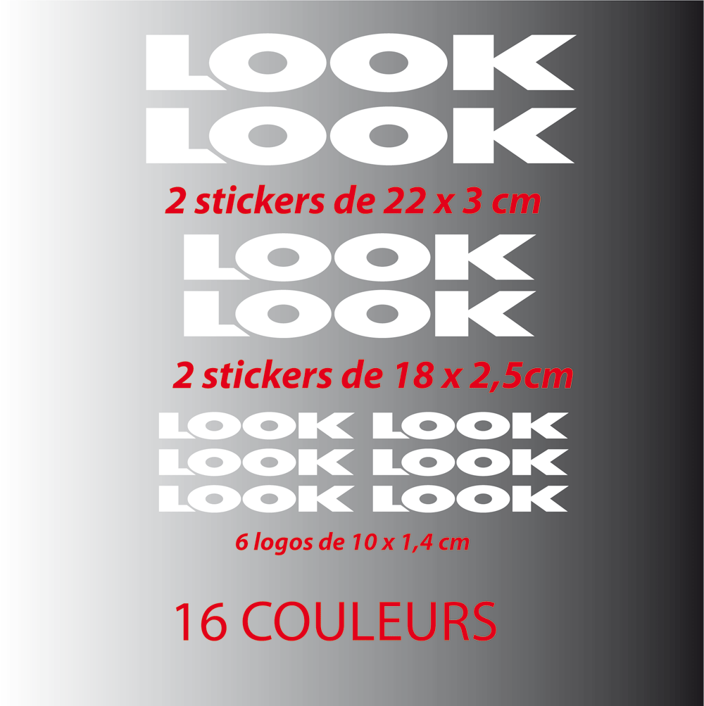 Kit Stickers Autocollants Look – Stickers Perso