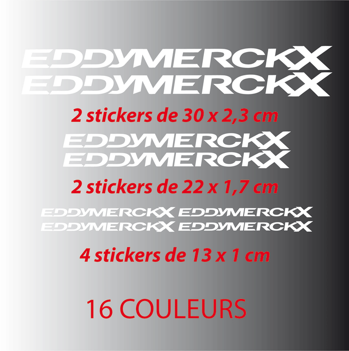 Kit Stickers Autocollants Merckx