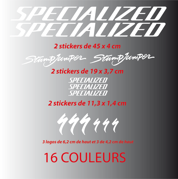 Kit Stickers Autocollants StumpJumper