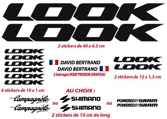 Kit Stickers Autocollants XXL New Look – Stickers Perso