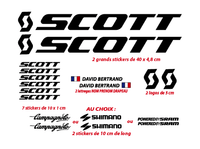 Kit Stickers Autocollants XXL Nouveau Scott - STICKERS PERSO