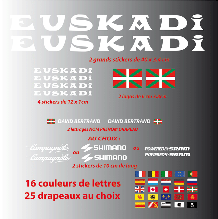 Kit Stickers XXL Euskaki