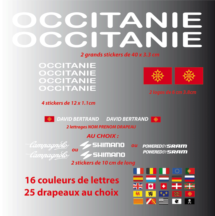 Kit Stickers XXL Occitanie