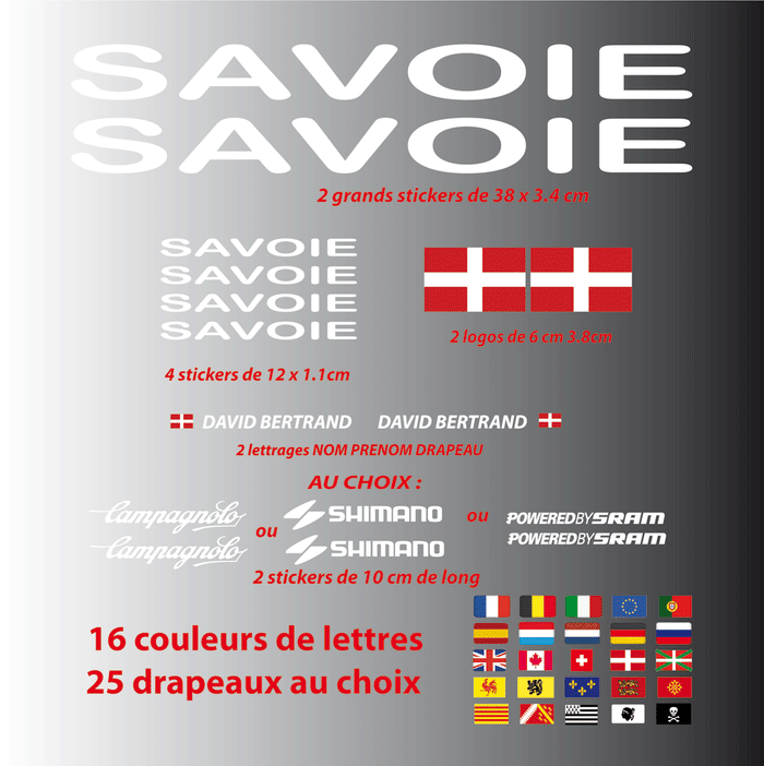 Kit Stickers XXL Savoie