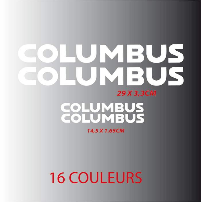 Mini kit stickers Columbus