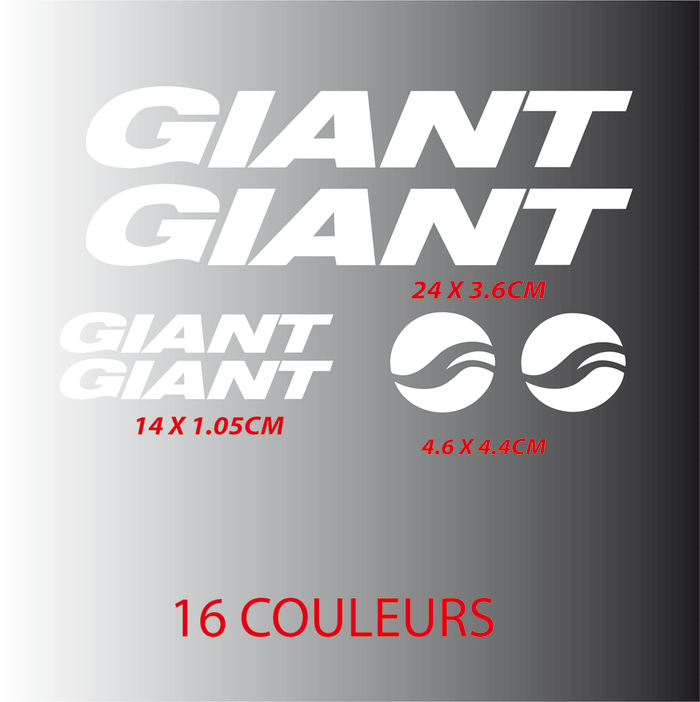 Mini kit stickers Giant