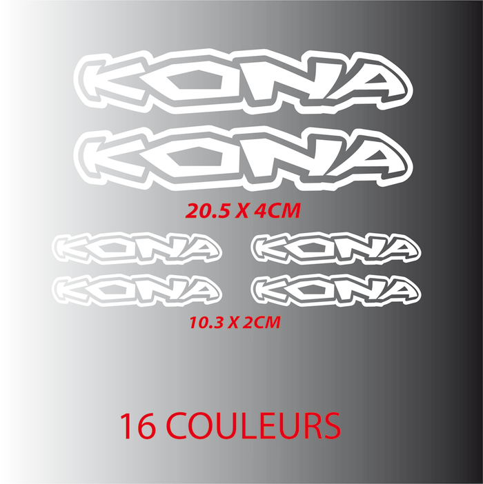 Mini kit stickers Kona