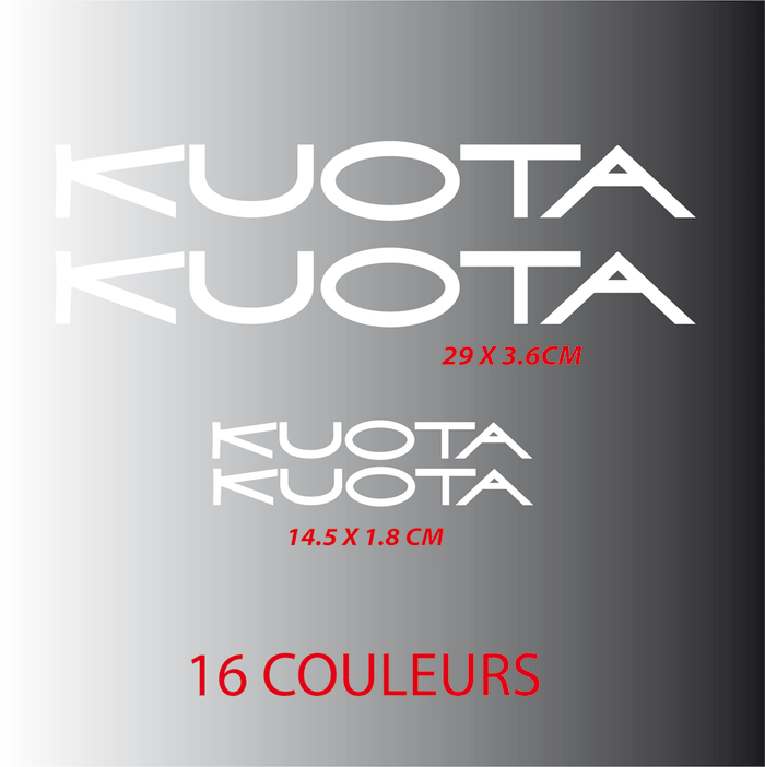 Mini kit stickers Kuota