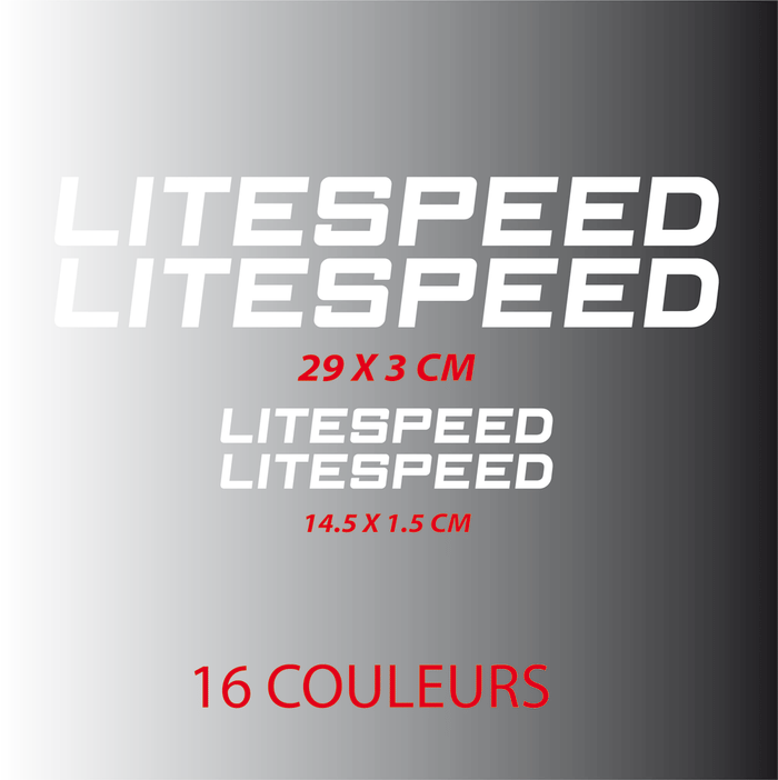 Mini kit stickers Litespeed