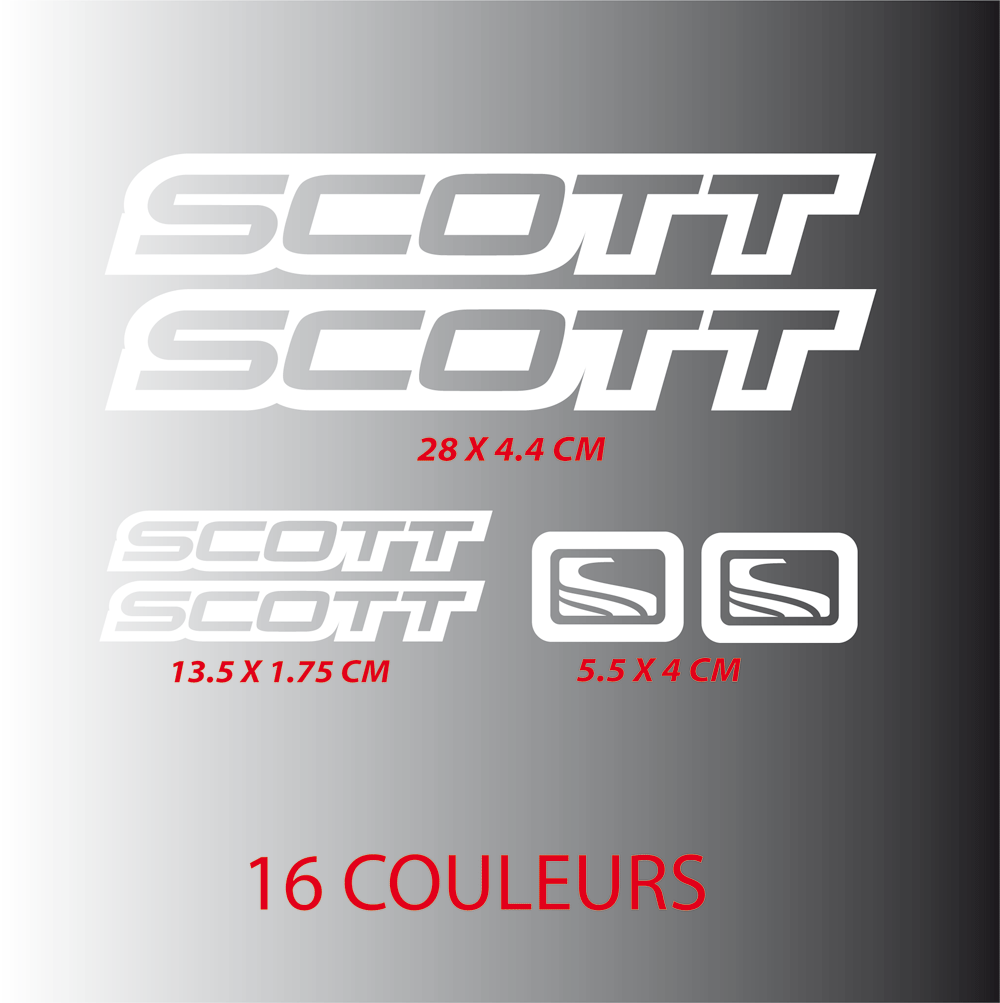 Mini kit stickers Scott - STICKERS PERSO