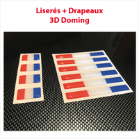 Pack Français 3D Doming - Stickers Perso