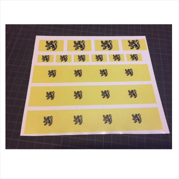 Planche Lion - Stickers Perso