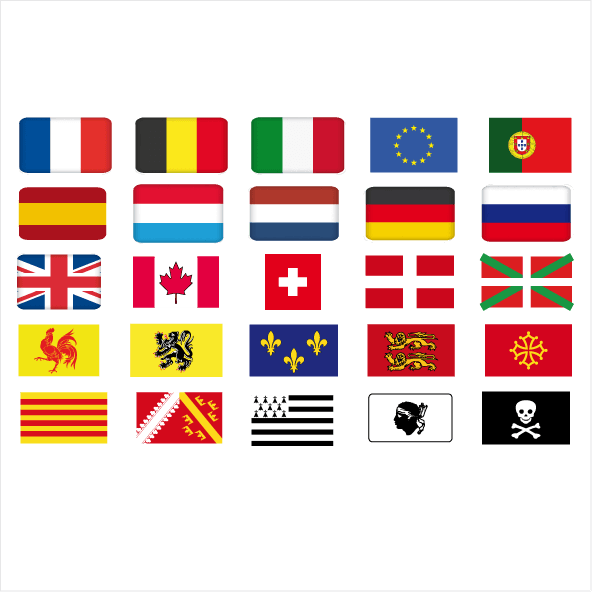 Stickers autocollant 3D doming noir - Stickers Perso