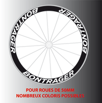 Stickers Autocollants pour 2 roues Bontrager 50mm - STICKERS PERSO