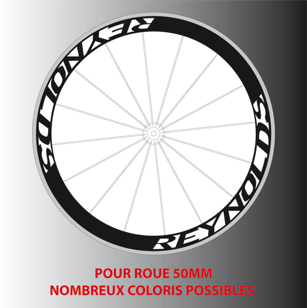 Stickers Autocollants pour 2 roues complète reynolds 50mm - STICKERS PERSO