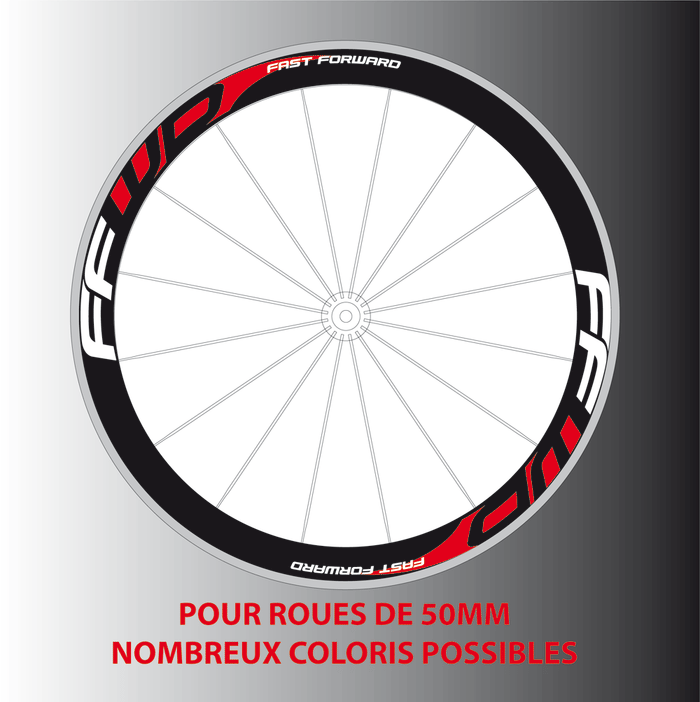 Stickers Autocollants pour 2 roues FFWD 50mm