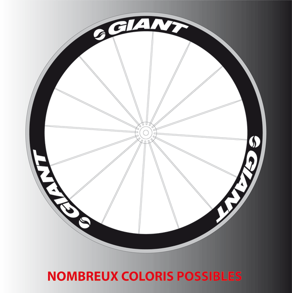 Stickers Autocollants pour 2 roues Giant - STICKERS PERSO