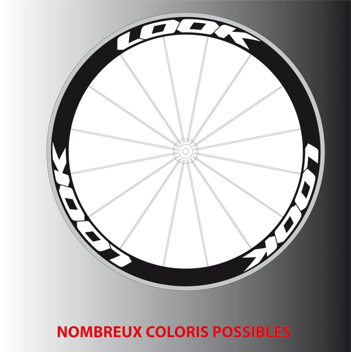Stickers Autocollants pour 2 roues Look simple