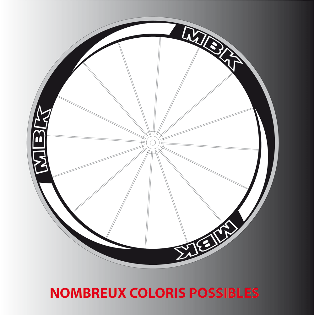 Stickers Autocollants pour 2 roues MBK - STICKERS PERSO