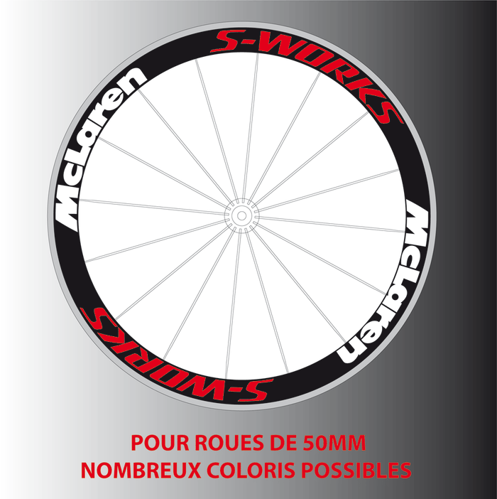 Stickers Autocollants pour 2 roues Mc Laren Spe