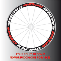 Stickers Autocollants pour 2 roues Racing 50mm - STICKERS PERSO
