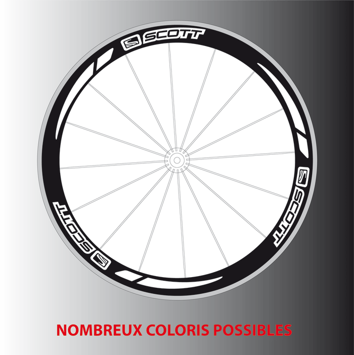 Stickers Autocollants pour 2 roues Scott