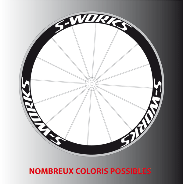 Stickers Autocollants pour 2 roues SWORKS - STICKERS PERSO