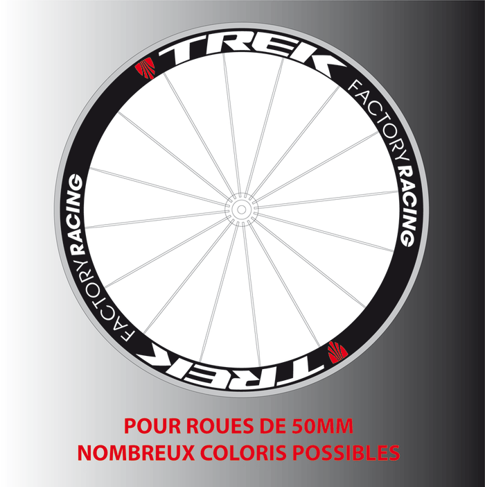 Stickers Autocollants pour 2 roues Trek Fact